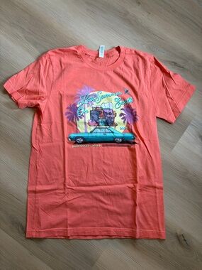 Barenaked Ladies - Women’s Coral 'Last Summer On Earth' Graphic Tee - M